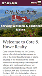 Mobile Screenshot of cotehowe.com